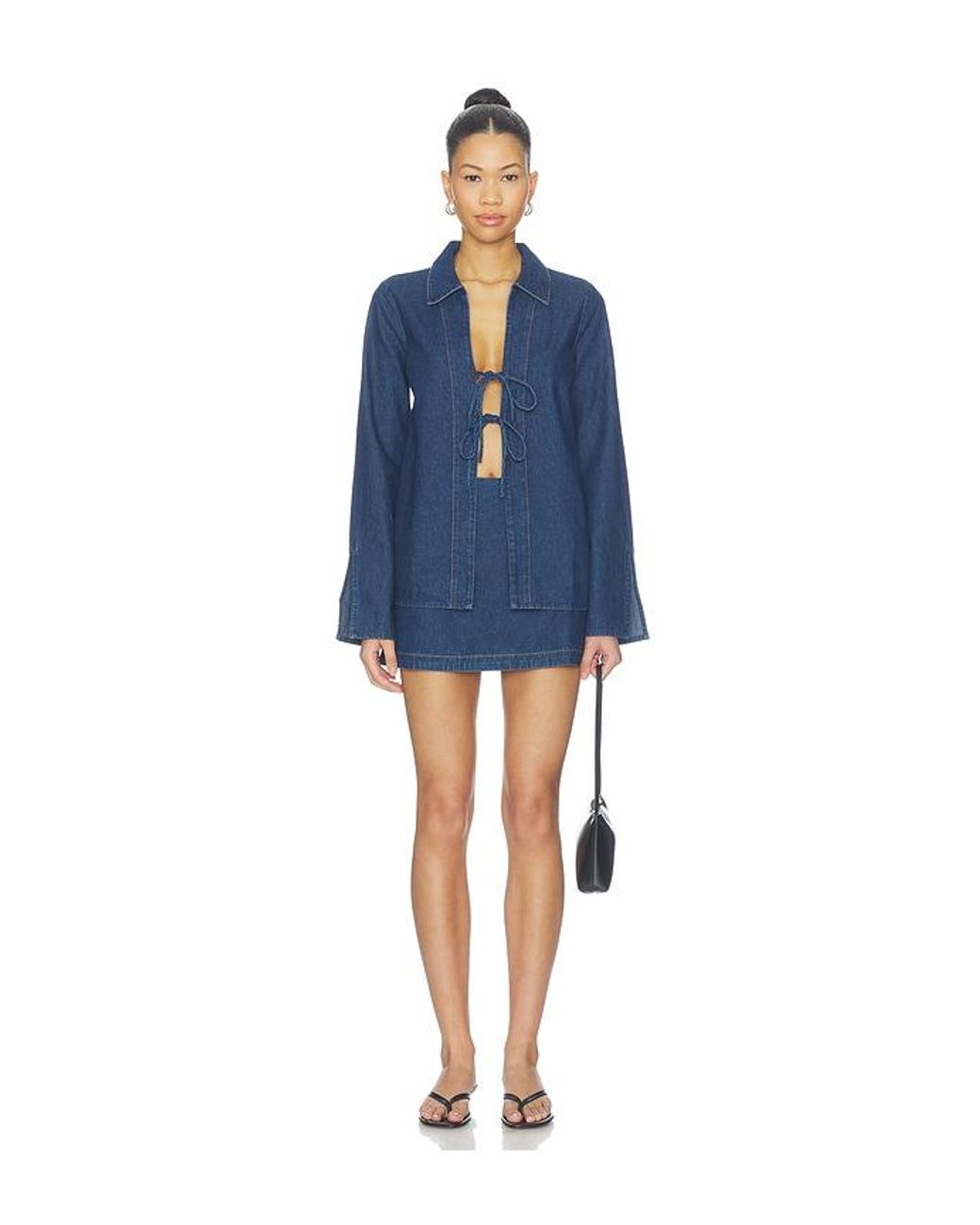 LSPACE Blue Venice Skort