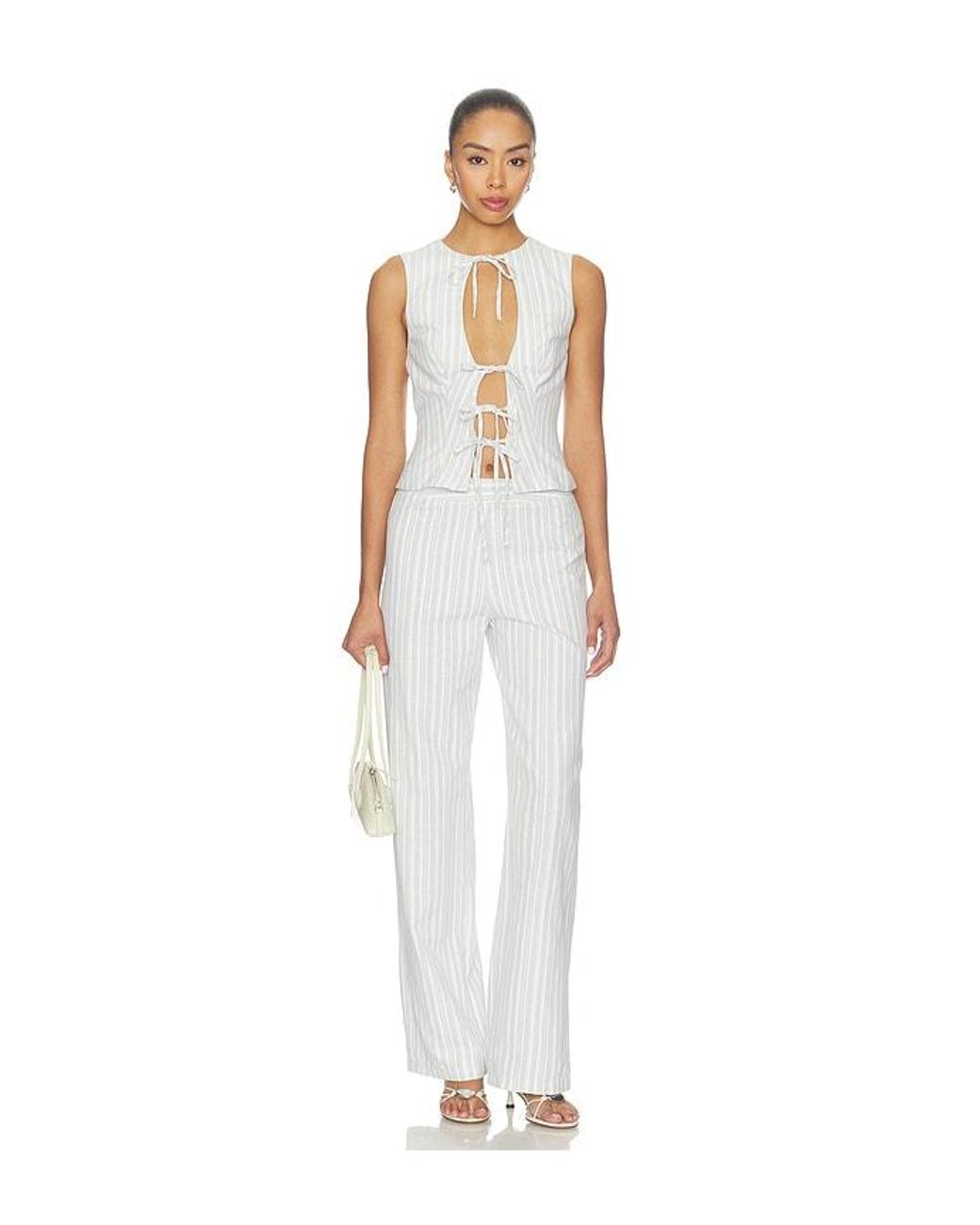ALL THE WAYS White Krissy Pant