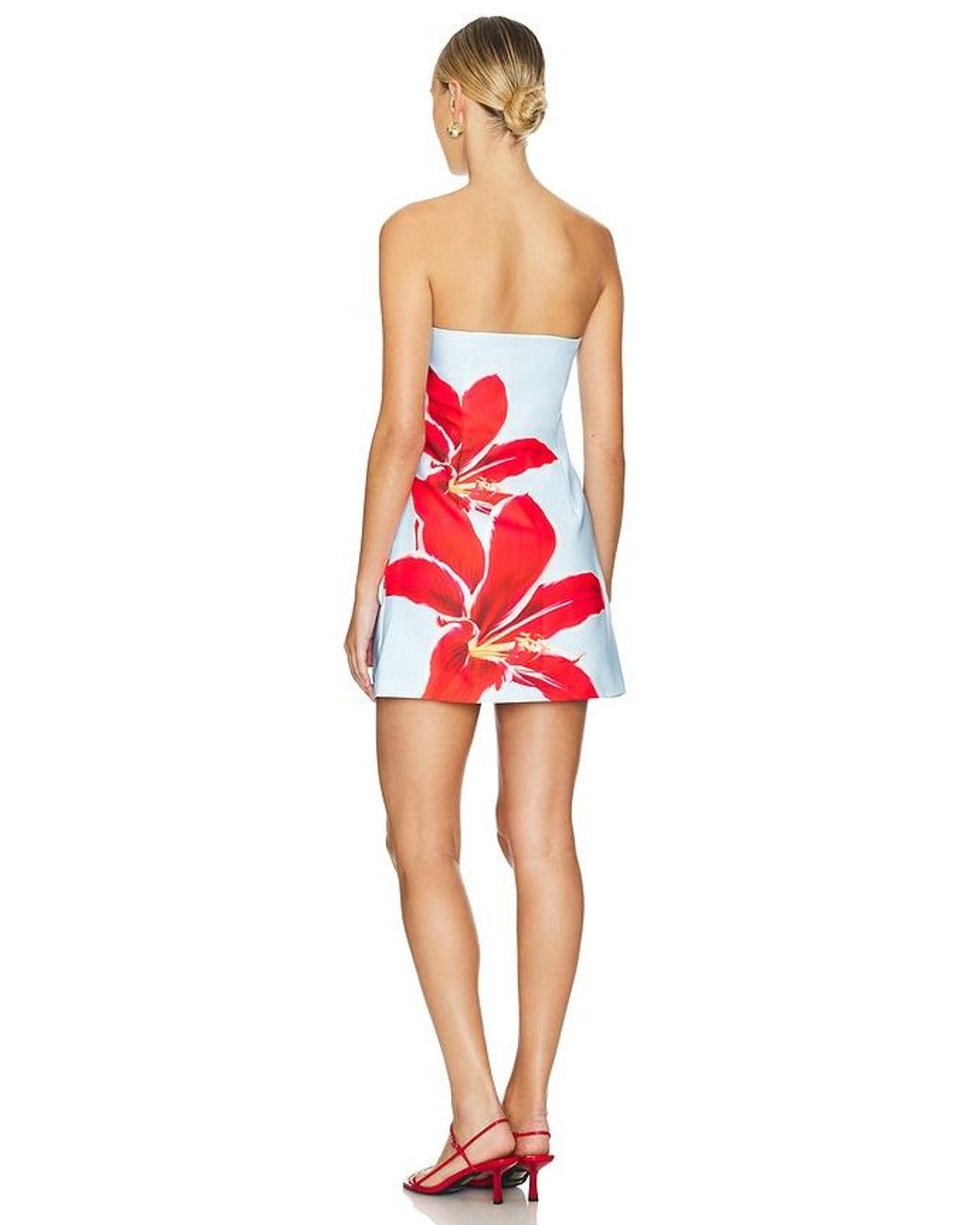 Runaway the Label Red Primrose Mini Dress