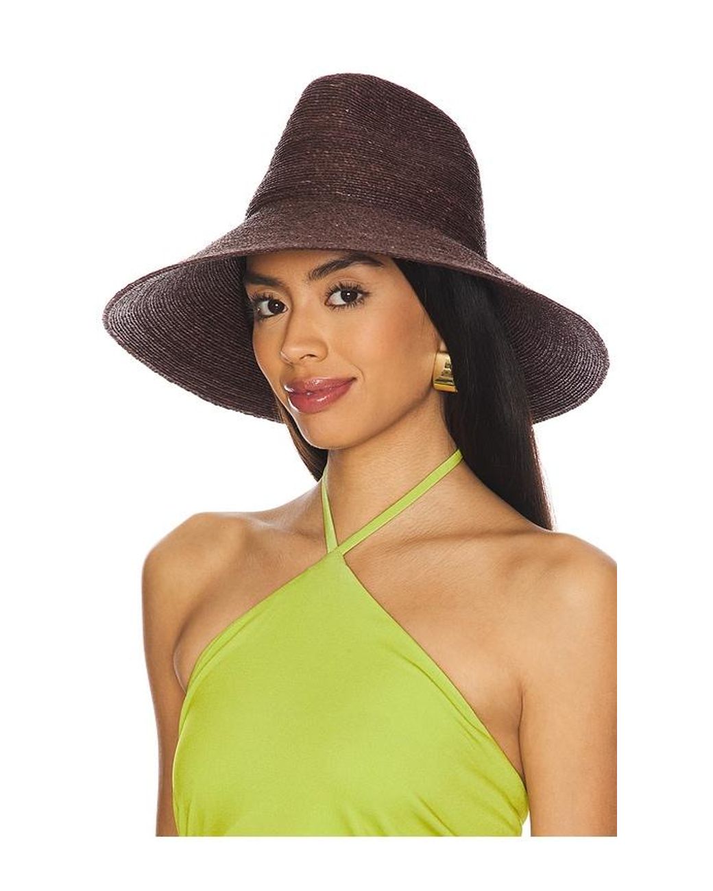 Janessa Leone Brown Colette Hat