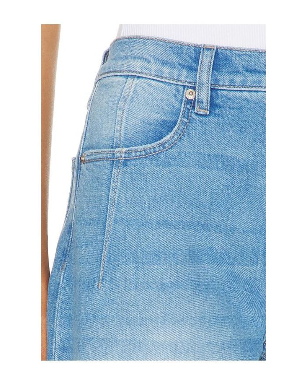 Pistola Blue Kyra High Rise Bowed Ankle Jeans
