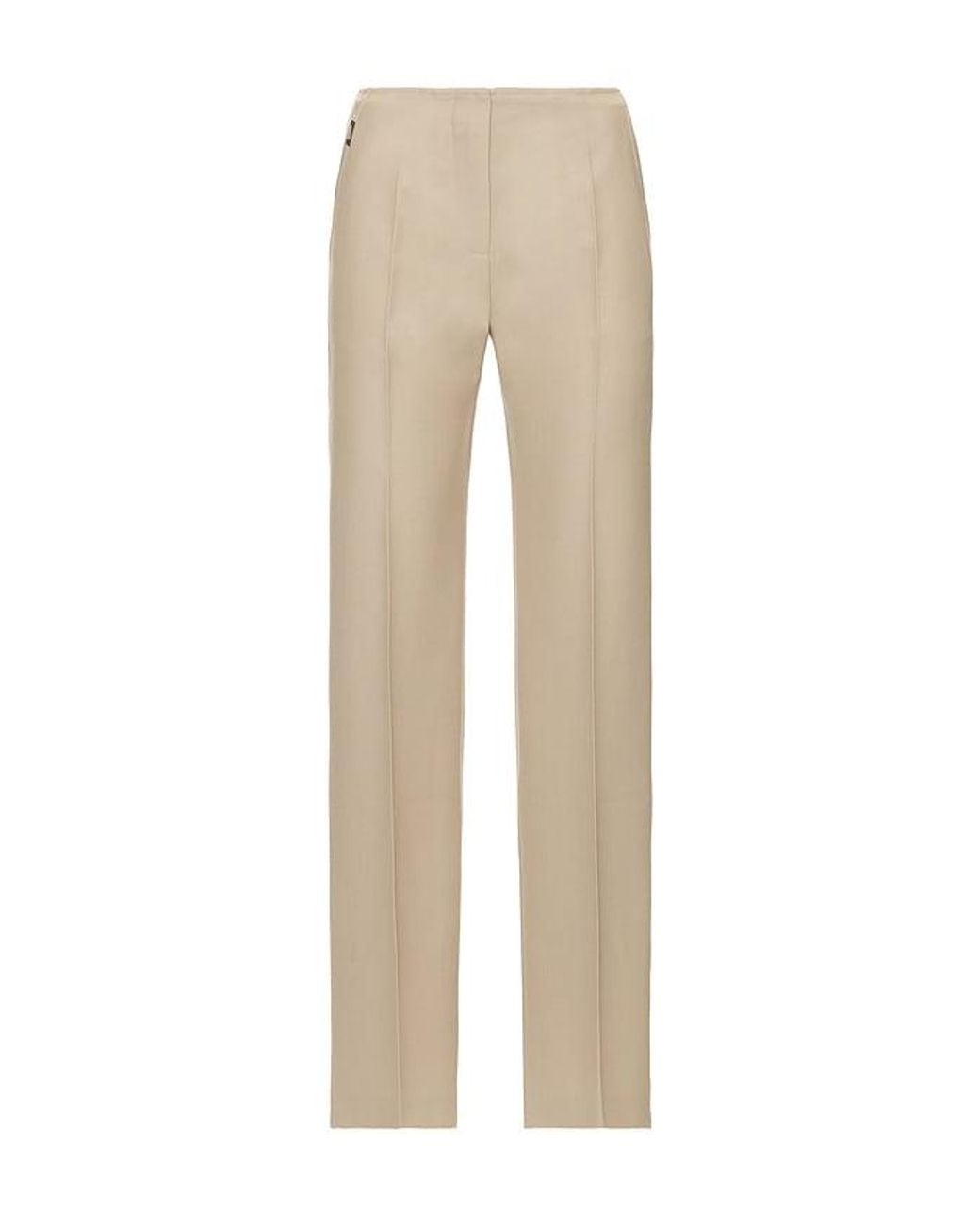 HAELO White Straight Leg Trouser