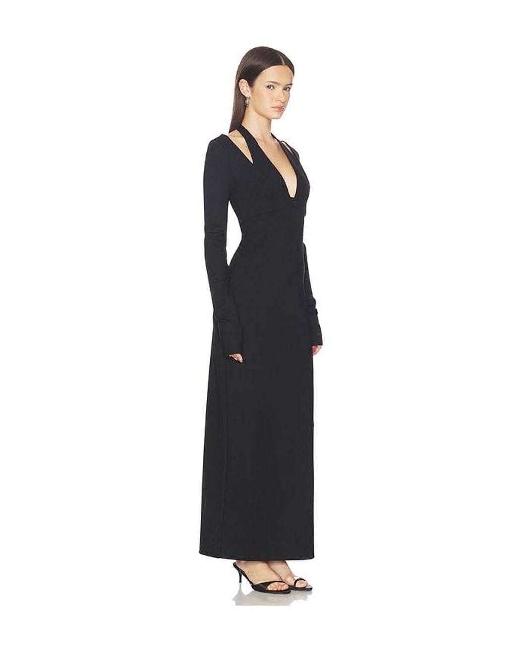 Lovers + Friends Black Ainsley Maxi Dress