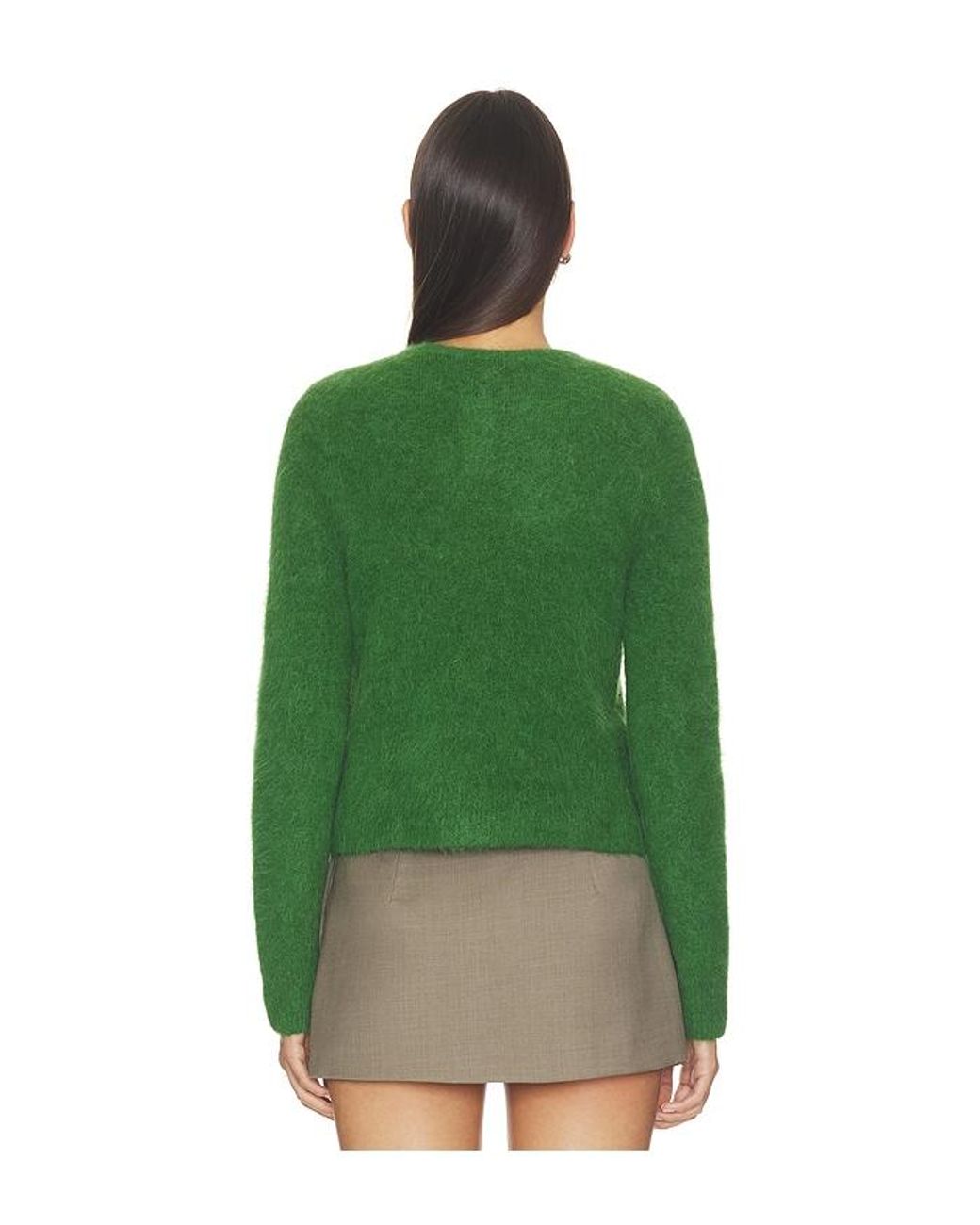Pistola Green Yara Alpaca Blend Shrunken Cardigan