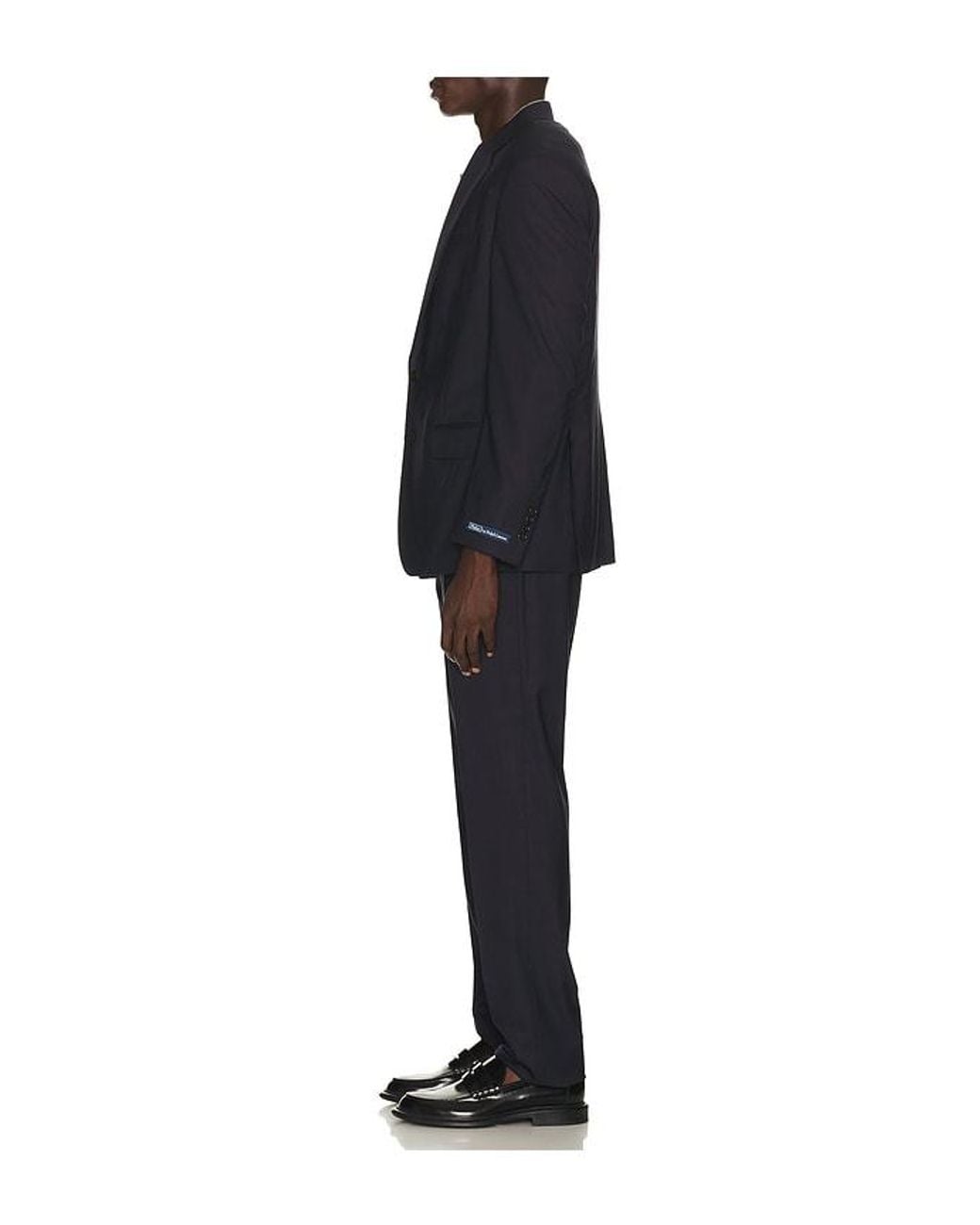 Polo Ralph Lauren Black Solid Twill Suit for men