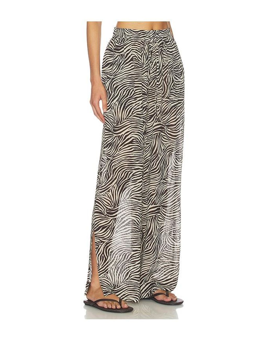 Nicholas Multicolor Lise Wide Legged Pants With Side Slits