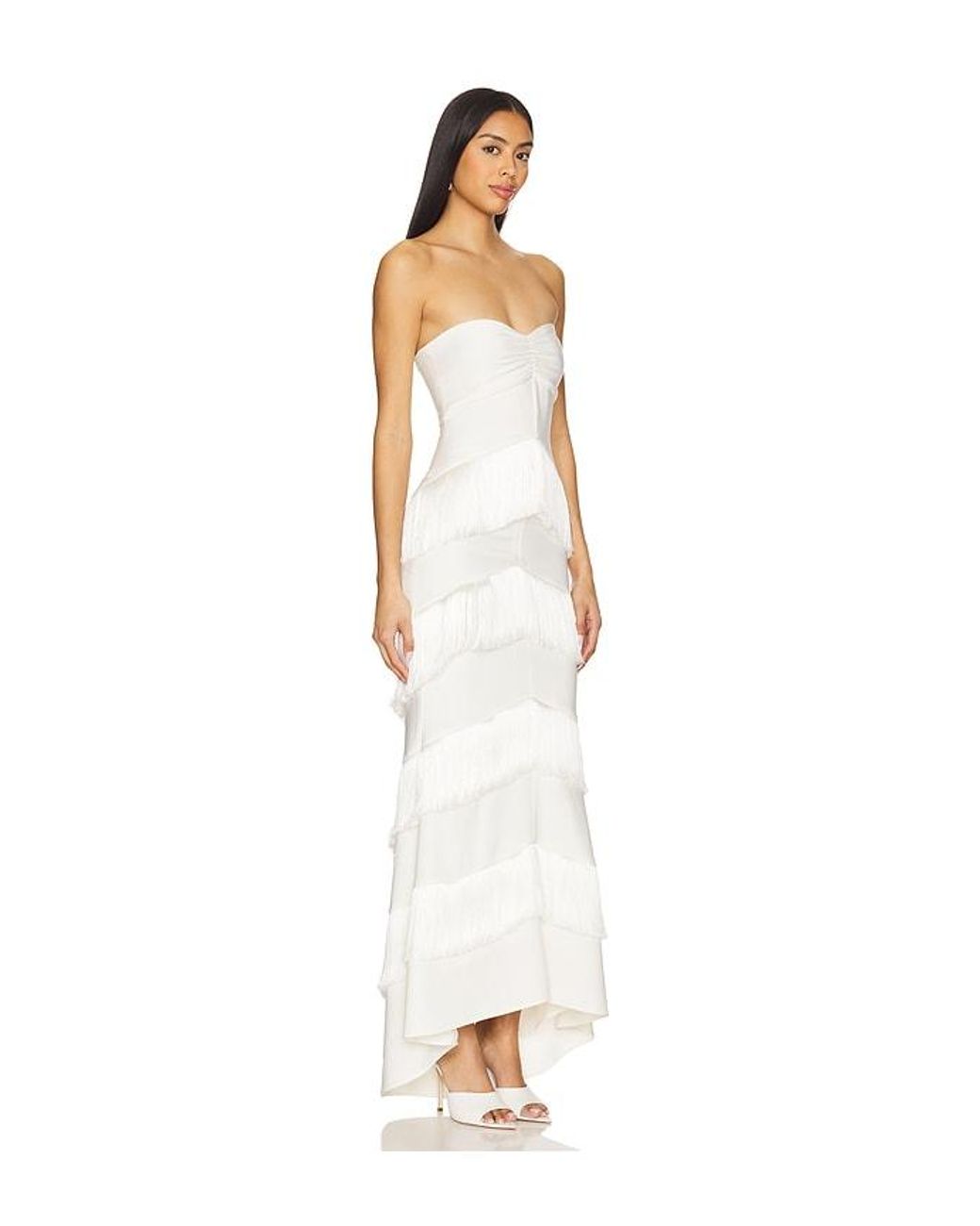 House of Harlow 1960 X Revolve Hera Fringe Maxi Dress in White Lyst