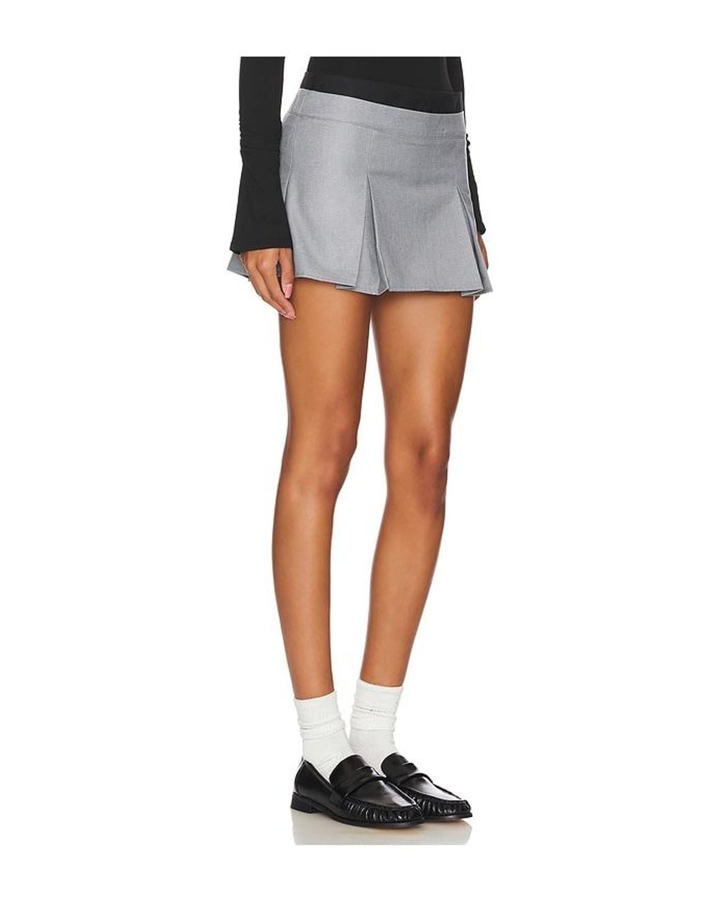 ALL THE WAYS Black Reiko Mini Skirt