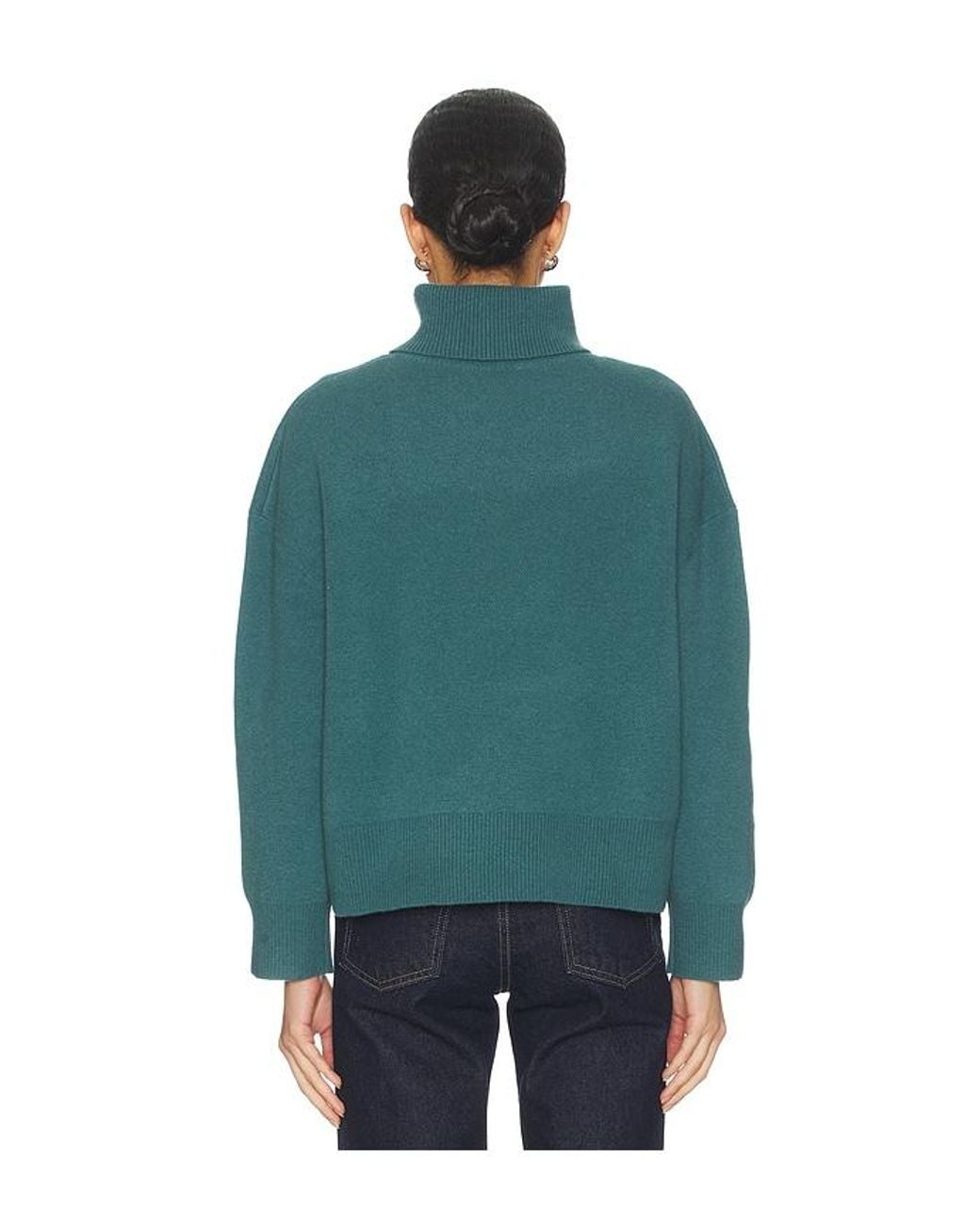 Free People Blue Sigma Turtleneck