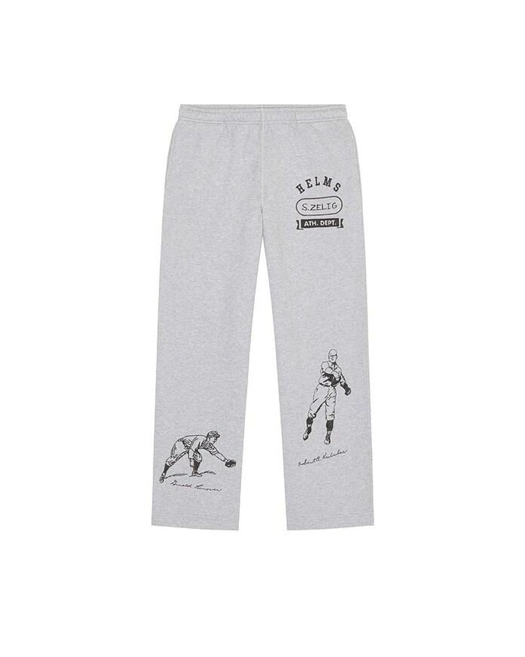 Samuel Zelig White Varsity Sweatpant for men