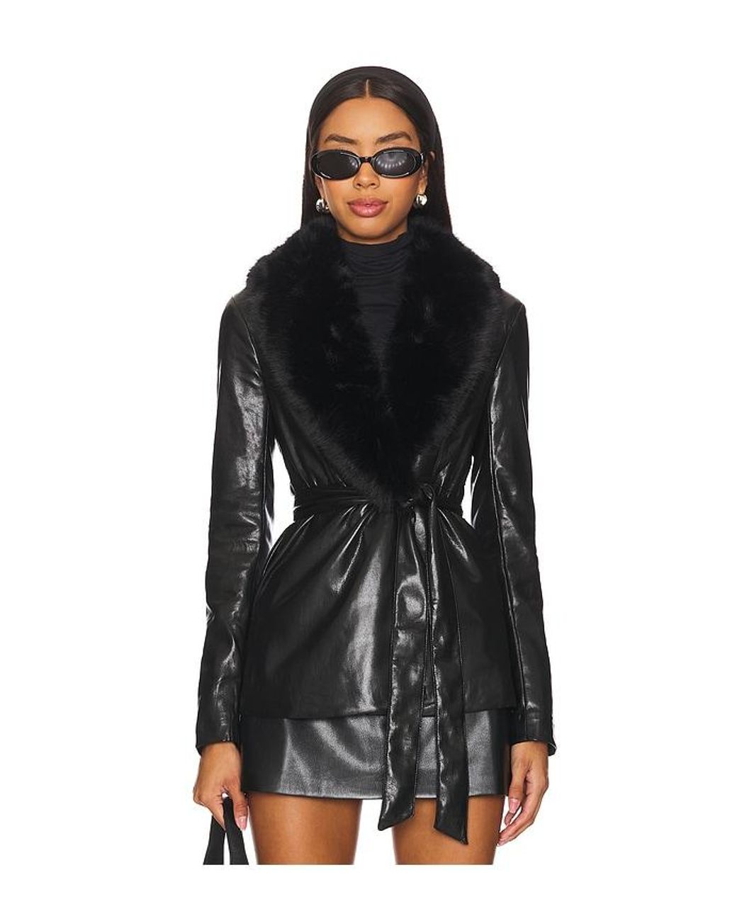 Amanda Uprichard Black Lancetti Jacket