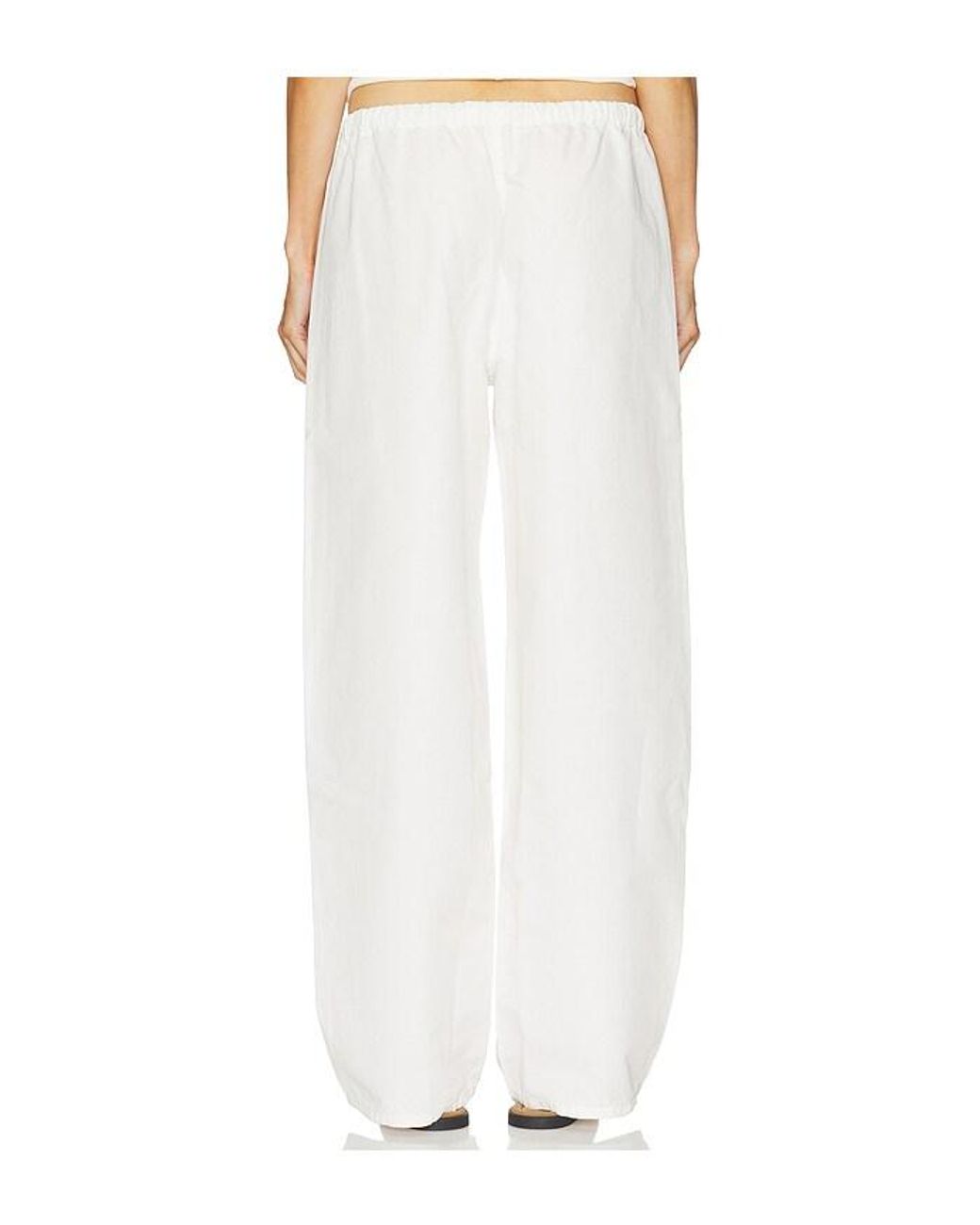 GRLFRND White Kacey Pull On Wide Leg