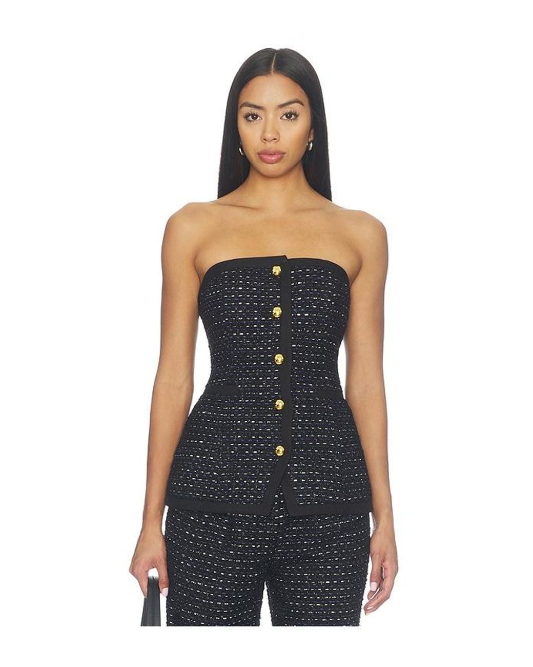 Maude Club Black Lisette Top