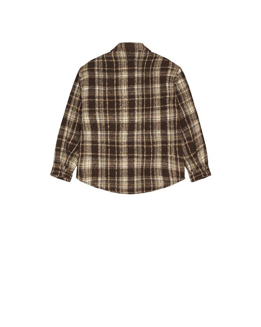 DUNST Multicolor Quilted Check Flannel Shirt for men