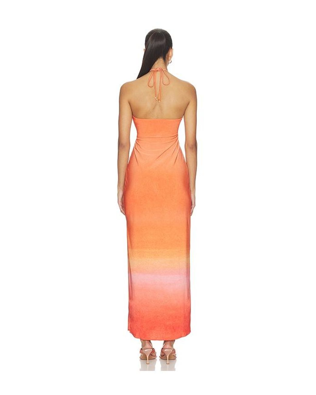 Baobab Orange Bari Maxi Dress