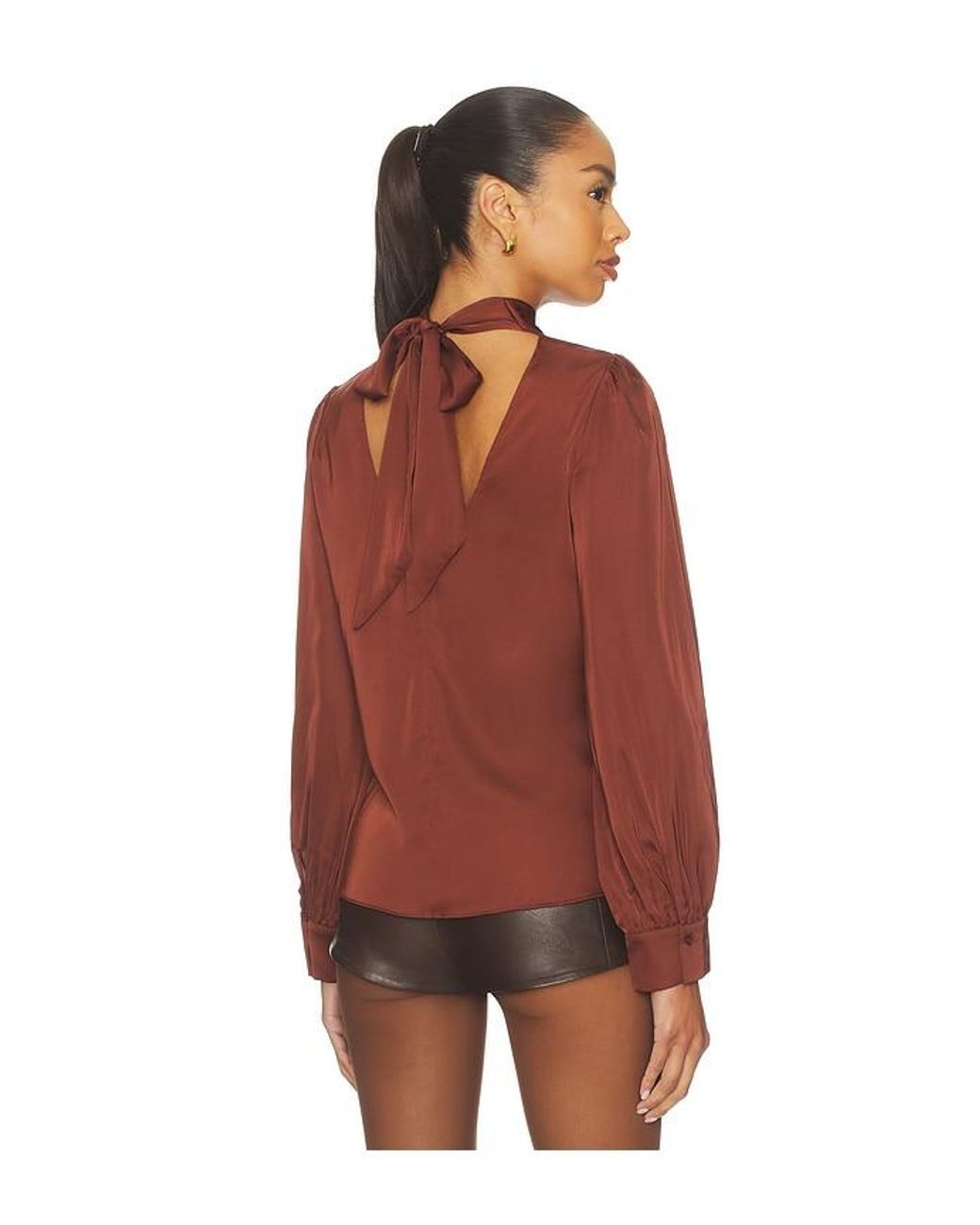 Astr Red Ivonne Top