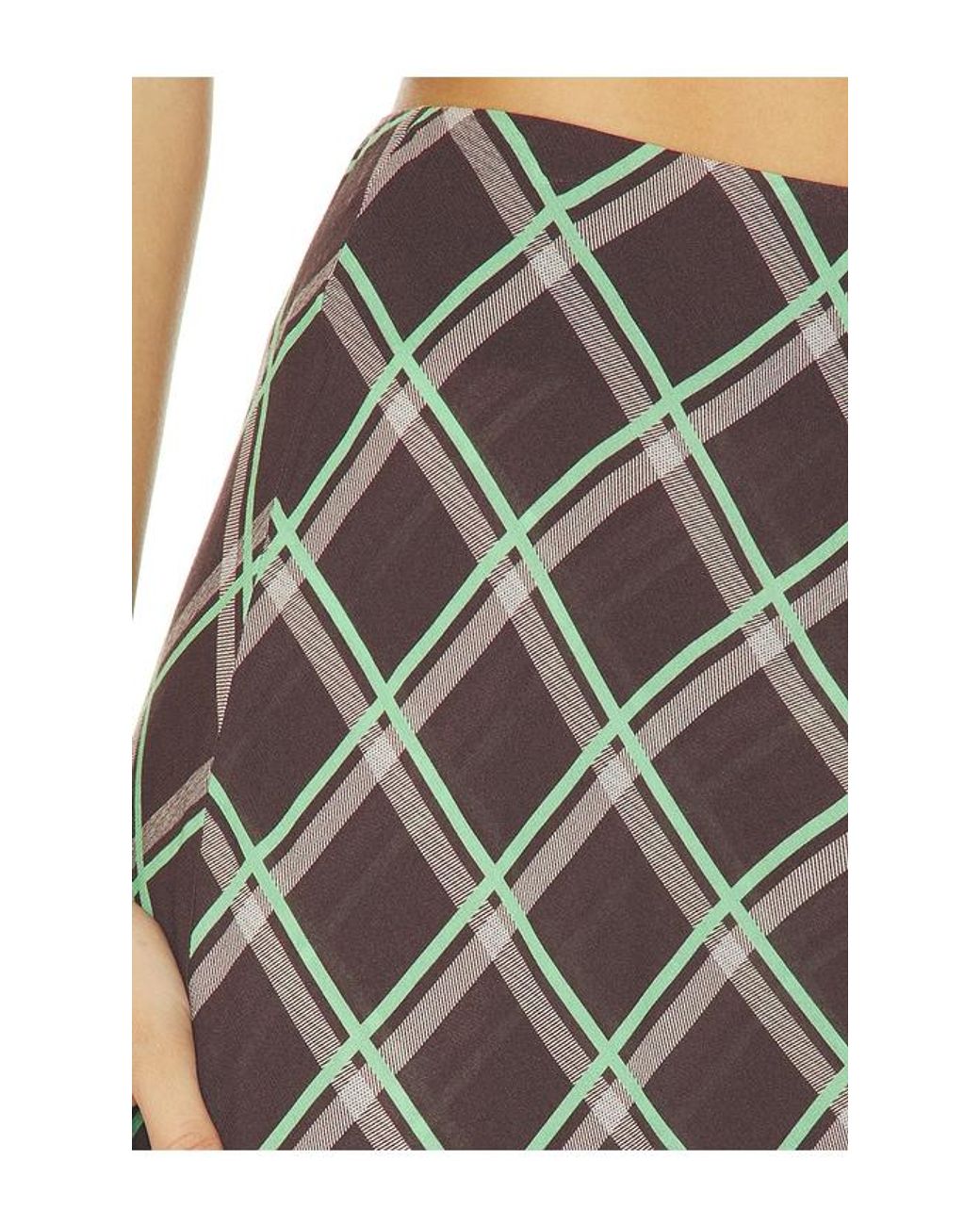 ALIGNE Multicolor Yvonne Check Maxi Skirt