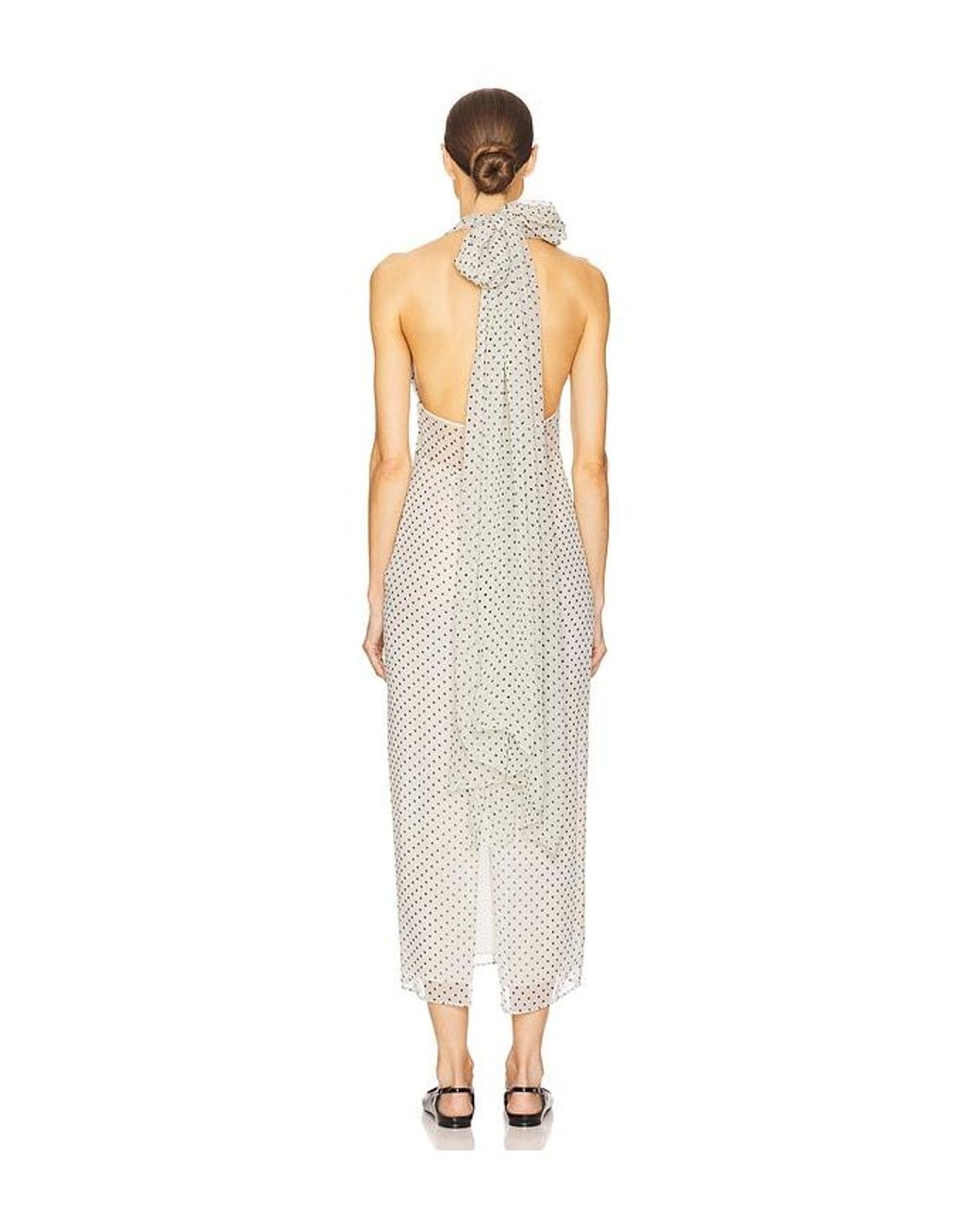 Helsa White The Scarf Dress