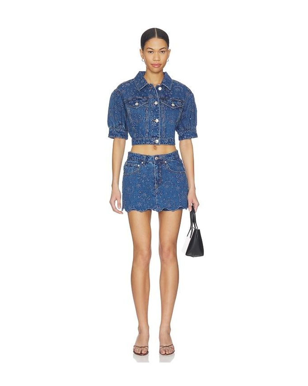 Steve Madden Blue Delilah Skort