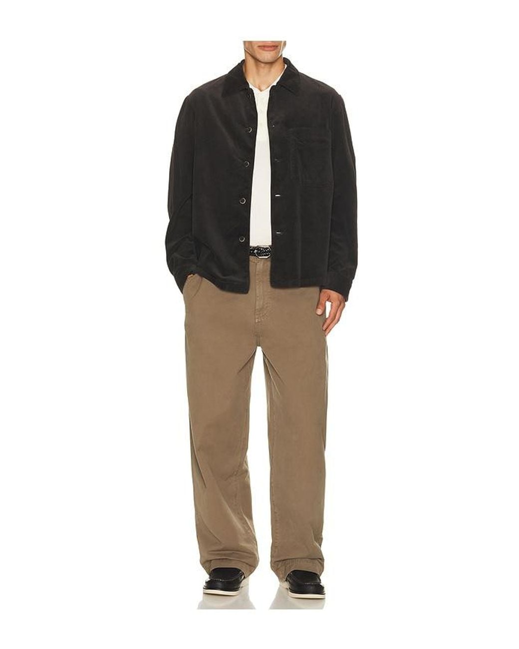 Barena Black Overshirt Cedrone Cortivo for men