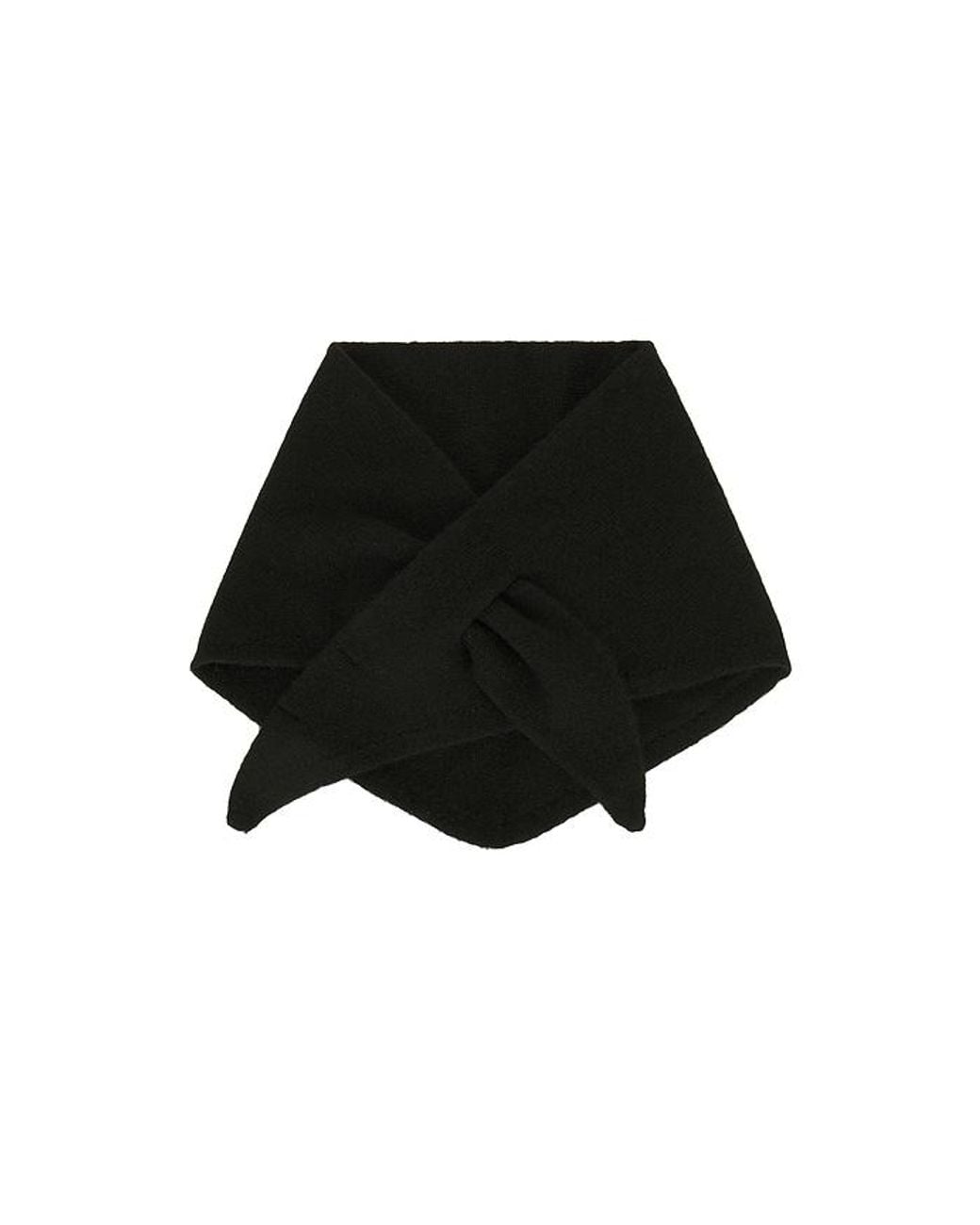 Hat Attack Black Triangle Knit Scarf