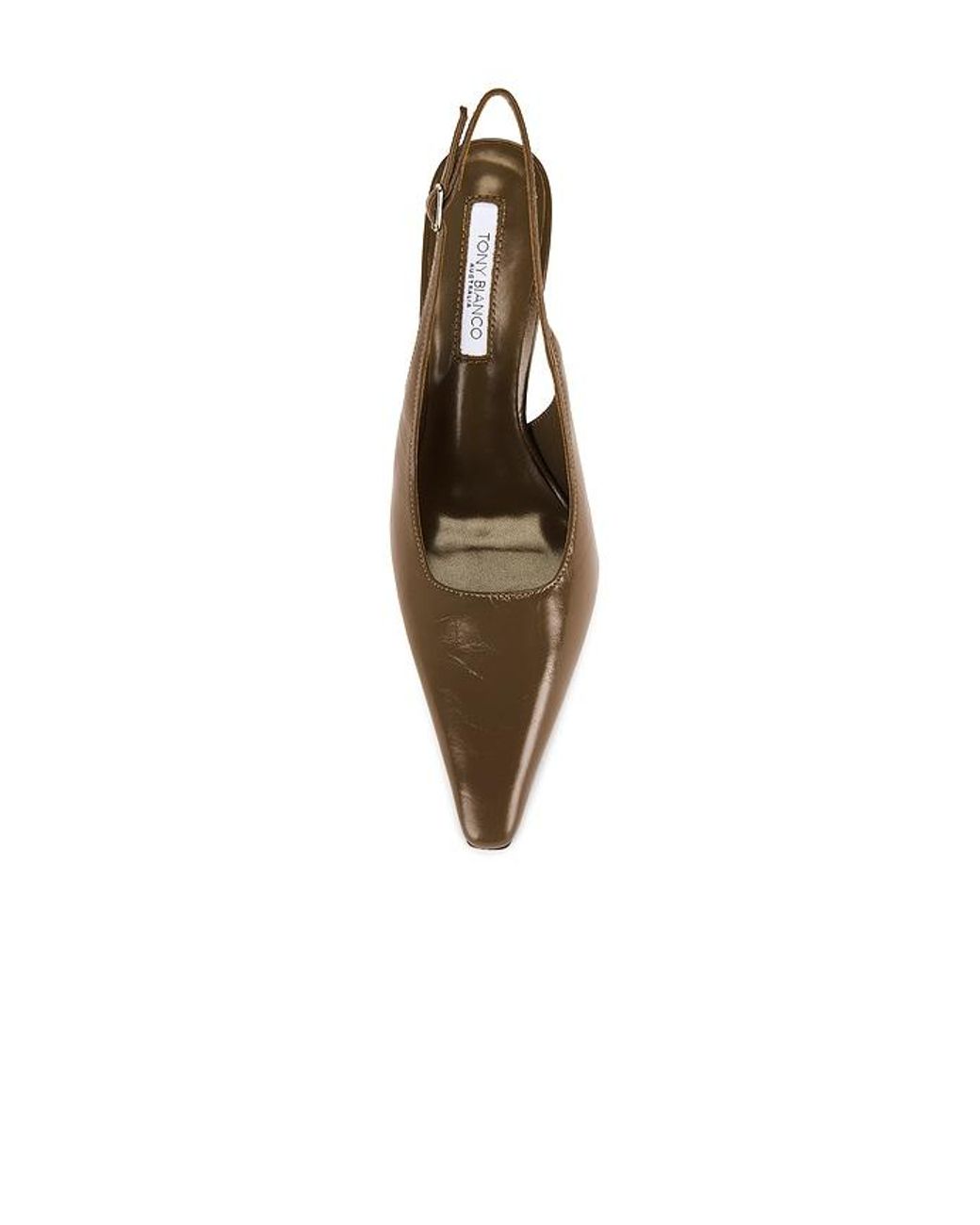 Tony Bianco Brown Sassy Slingback Pump