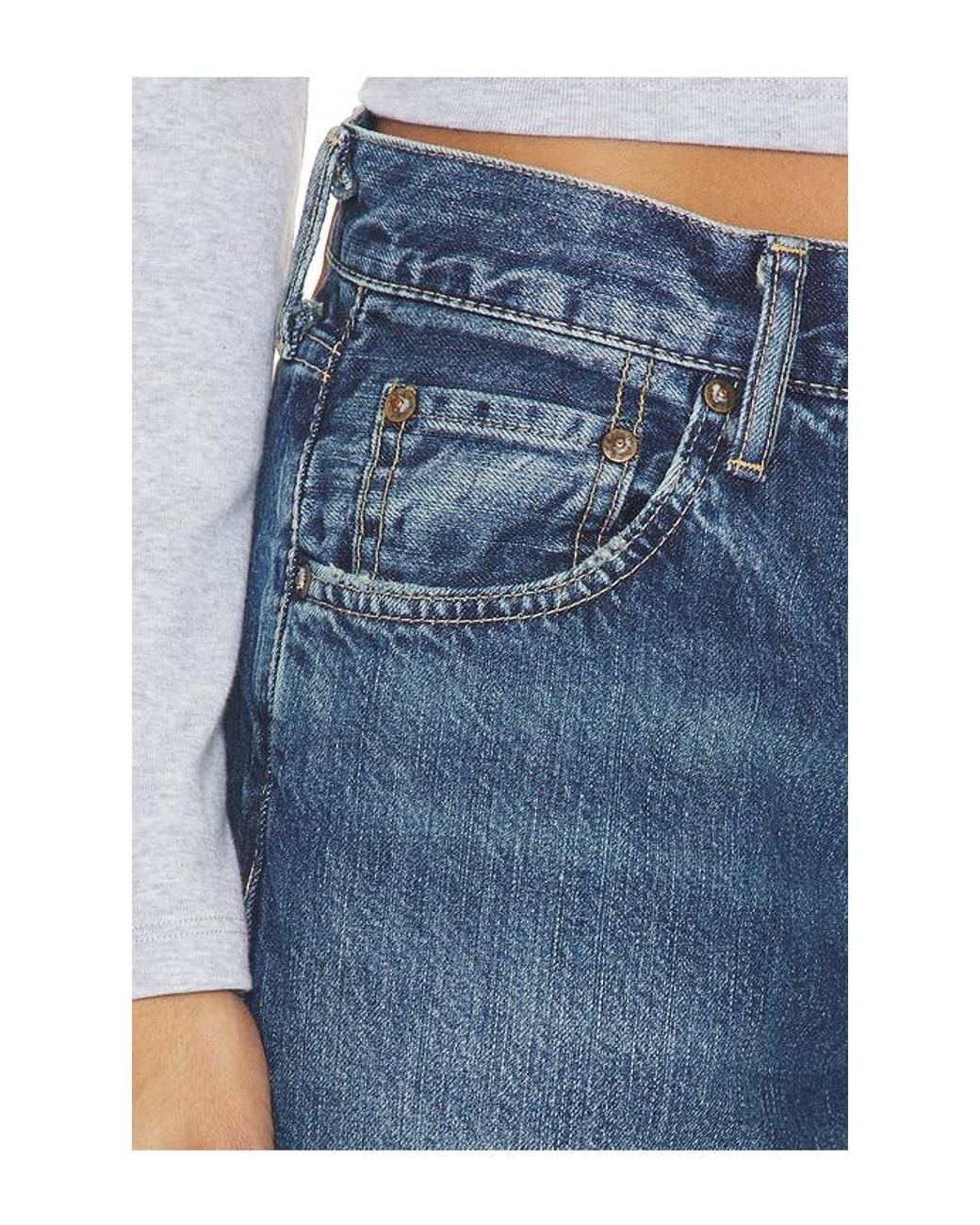 Moussy Blue Kent Straight Leg Jeans