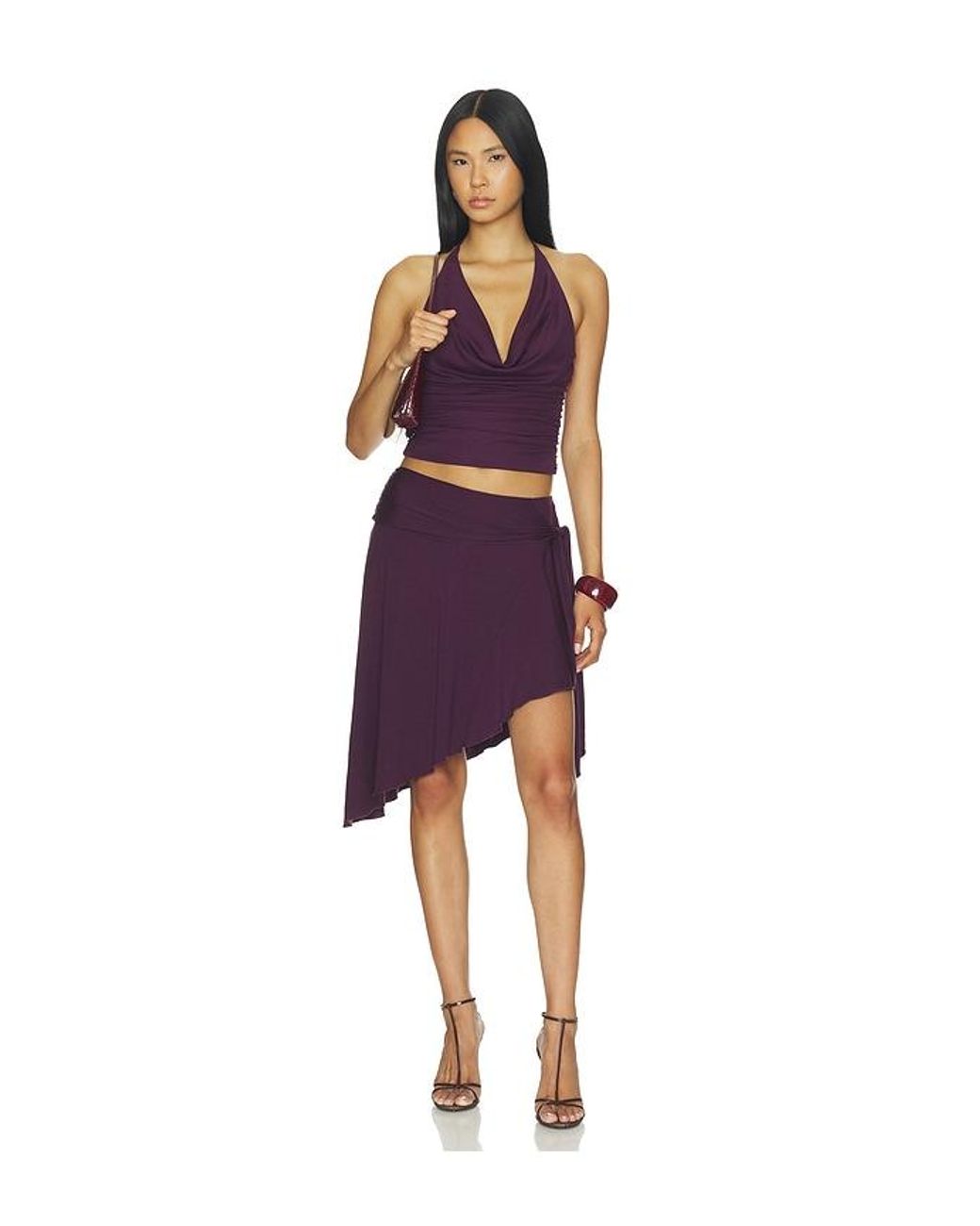 Nia Purple Fabrizio Top