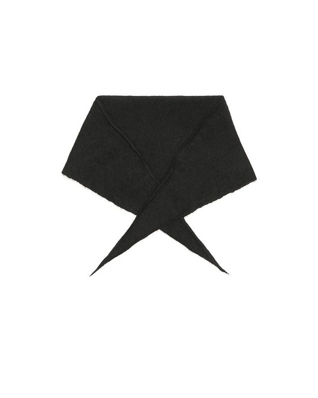 petit moments Black Courchevel Triangle Scarf
