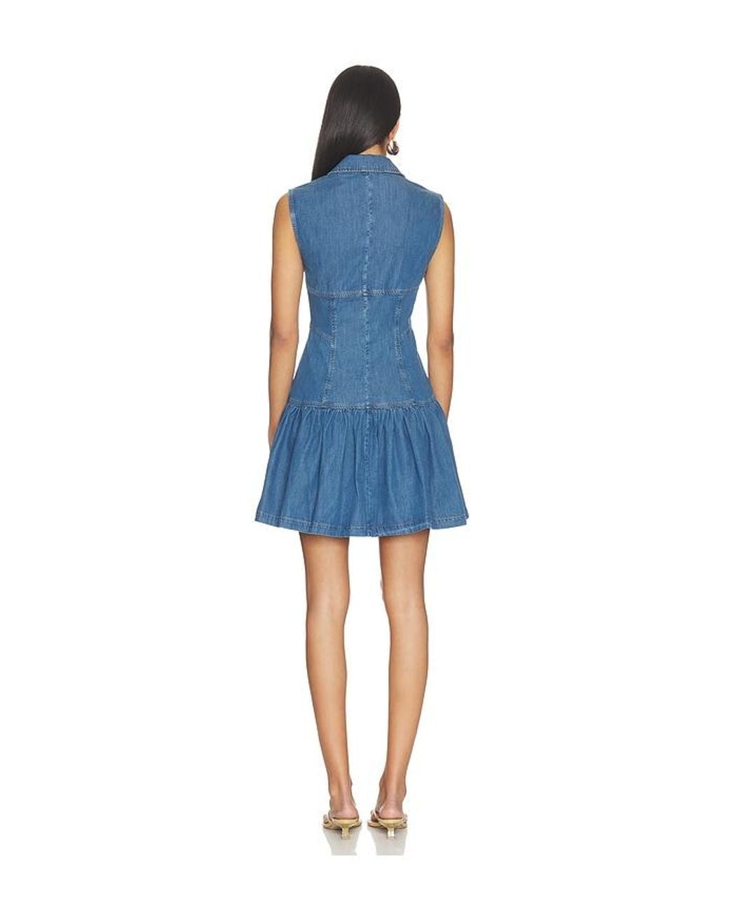 FRAME Blue The Denim Day Dress