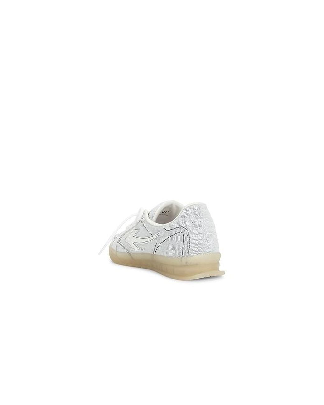 Off-White c/o Virgil Abloh White Denim End Of Play Sneakers for men