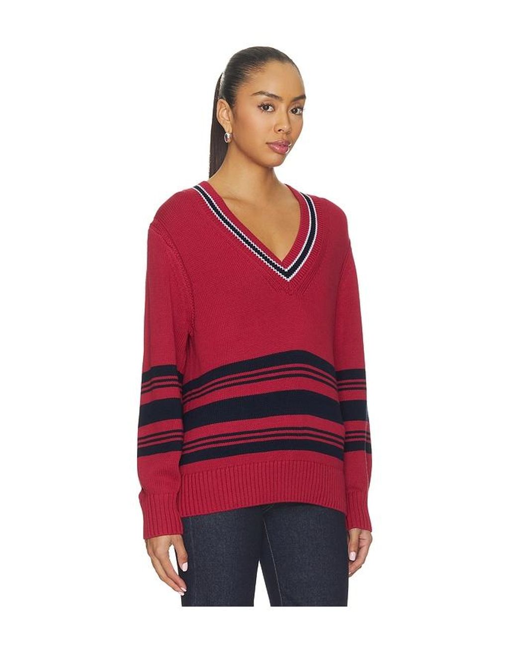 Astr Red Rocio Sweater