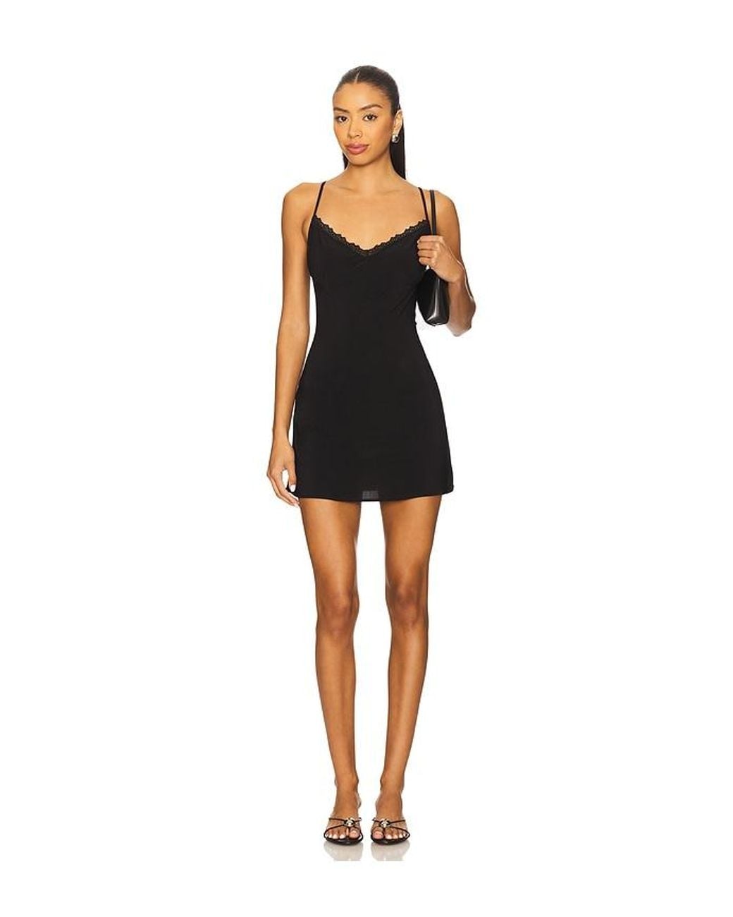 Bella Venice Black The Chloe Mini Dress