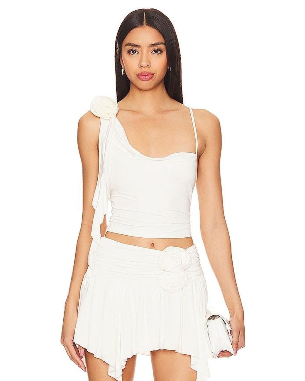 Lovers + Friends White Casey Top