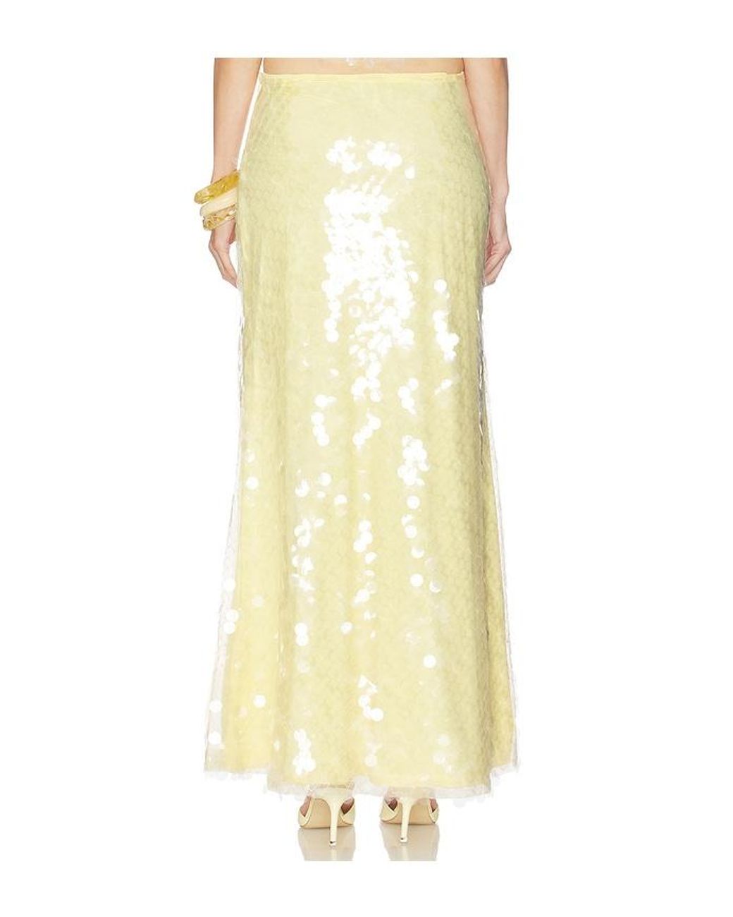 SNDY'S Yellow X Revolve Calliope Maxi Skirt