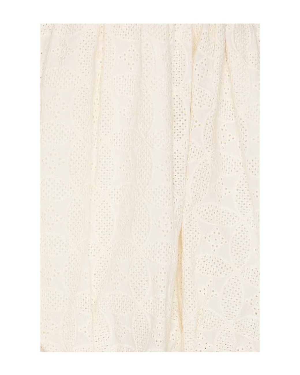 Line & Dot White Aurelia Bubble Mini Dress