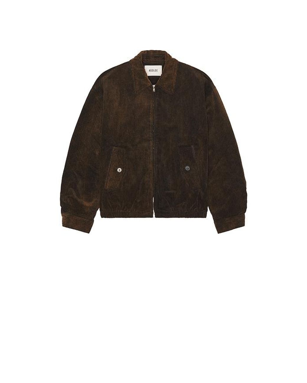 Agolde Brown Cord Torres Jacket for men