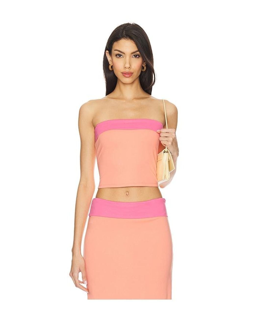 Lovers + Friends Pink Tulip Top