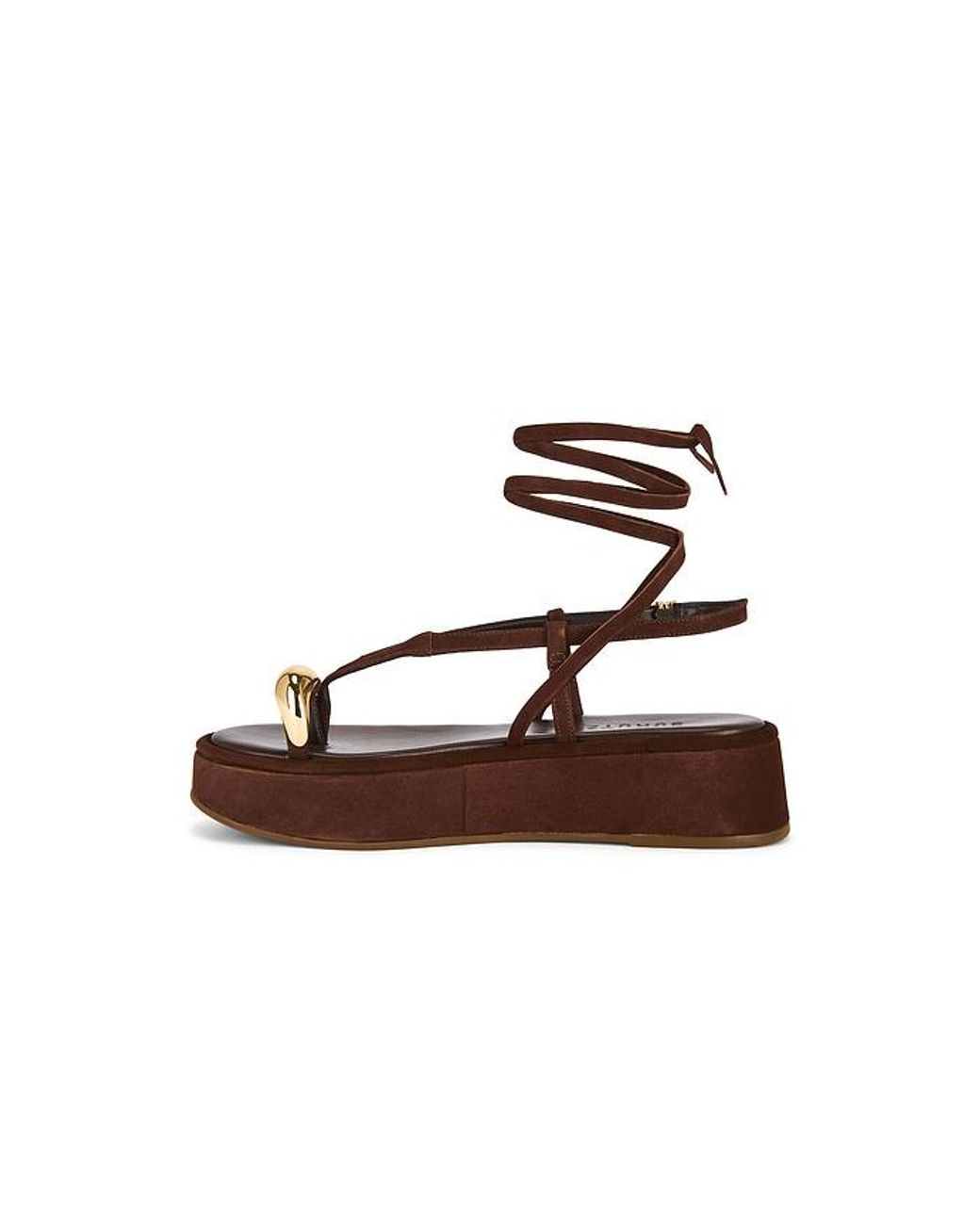 SCHUTZ SHOES Brown Zadie Platform Sandal