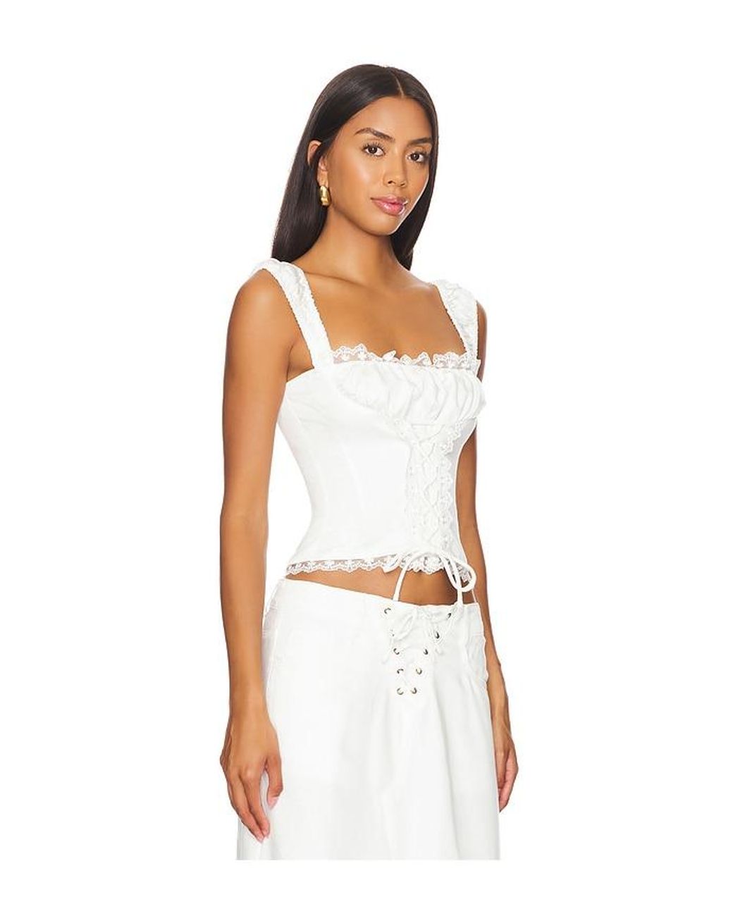 Lioness White Palmer Corset