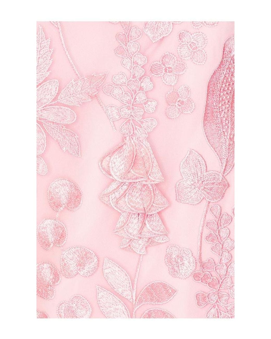 Elliatt Pink Monique Puff Sleeve Mini Dress