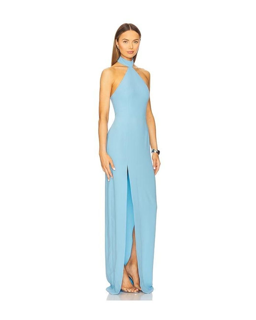 Amanda Uprichard Blue X Revolve Queen Gown