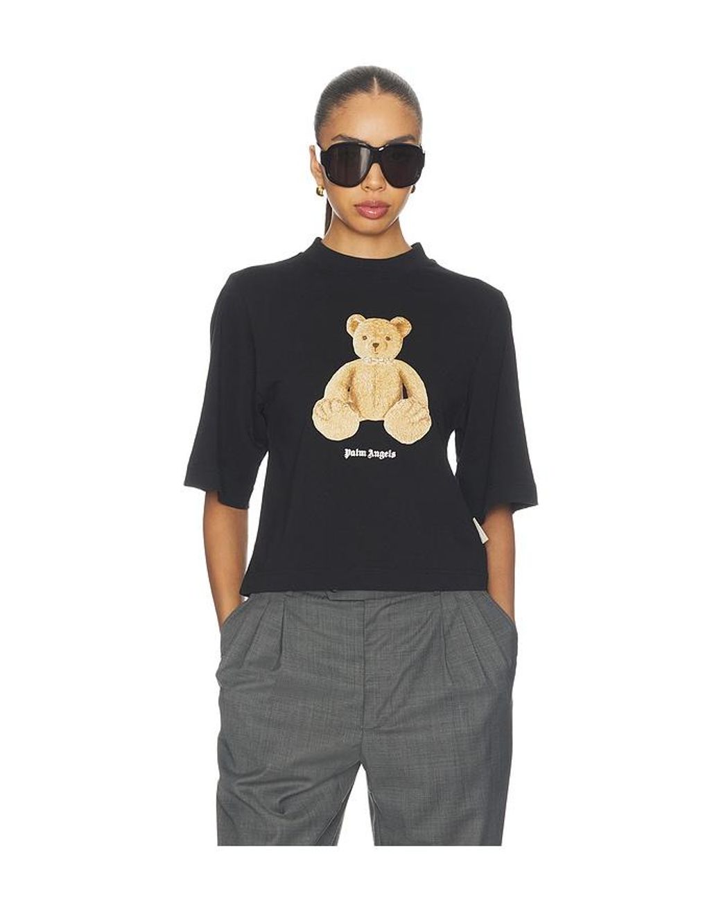Palm Angels Blue Bear Boxy Tee