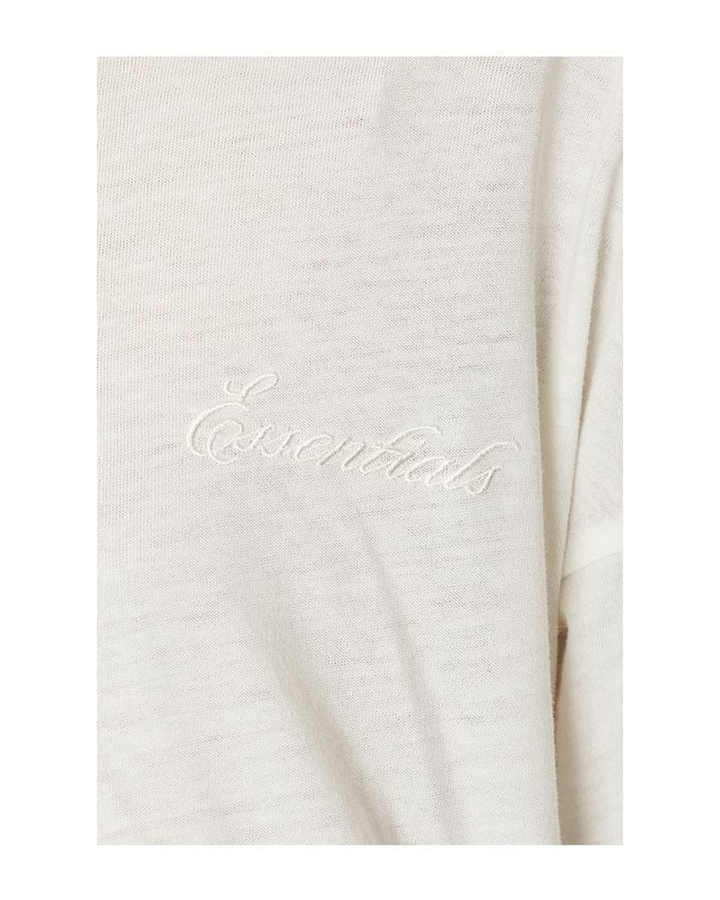Fear Of God White Classic Fit Hooded Tee