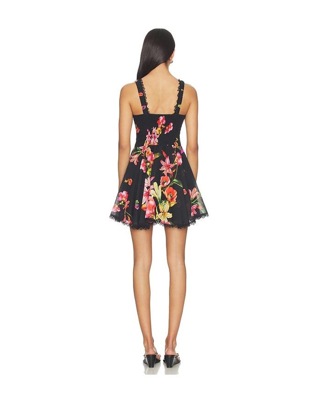 Charo Ruiz Black Bora Short Dress