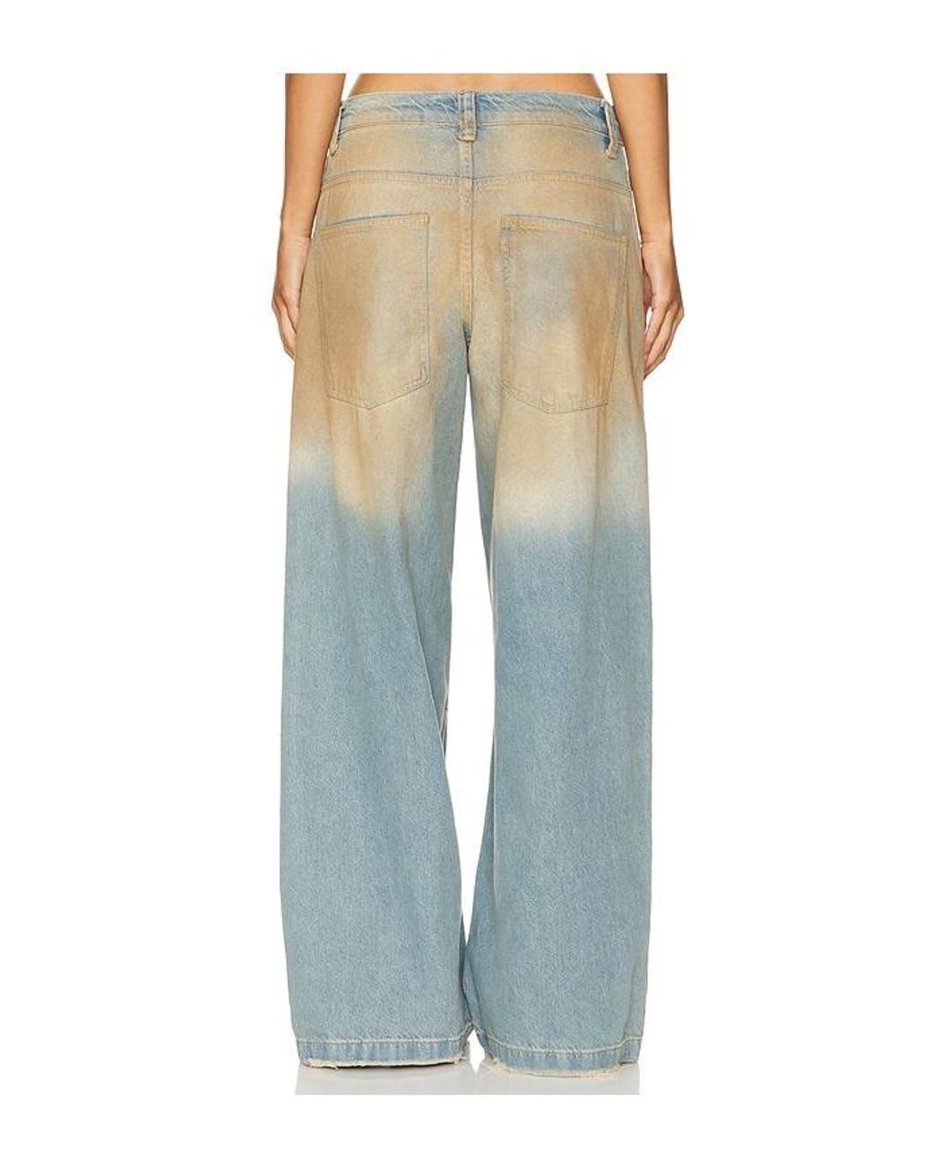 Jaded London Blue Colossus Wide Leg Jeans