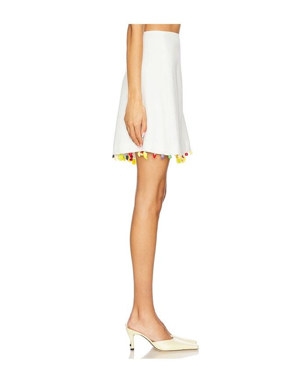 Tyler McGillivary White Mira Skirt
