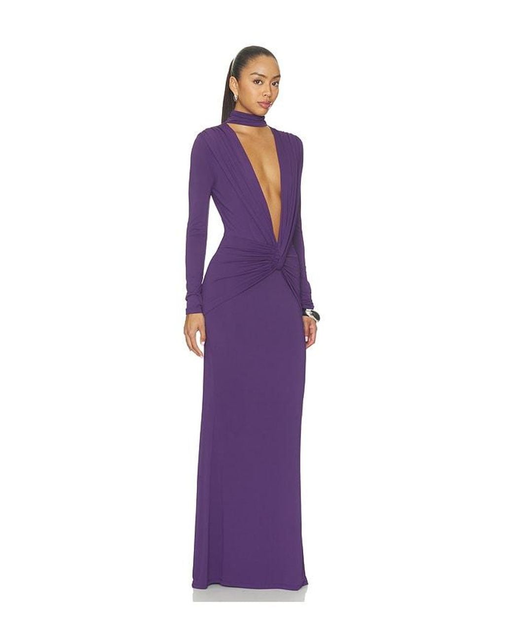Nbd Purple X Hannah Lizzy Komolika Gown