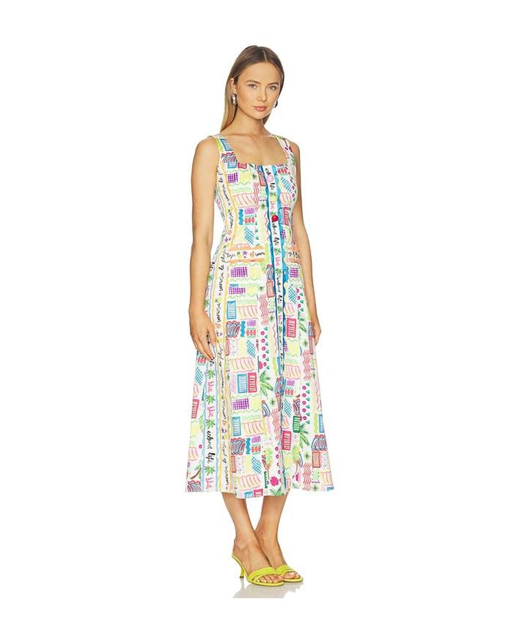 Celiab White Bunya Dress