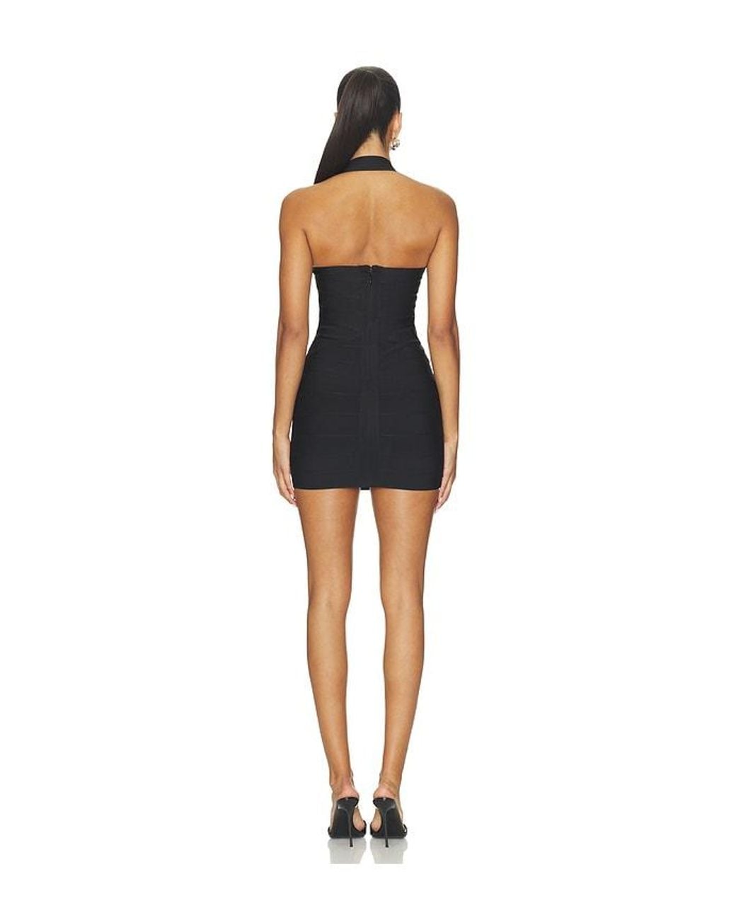 retroféte Black Avira Bandage Dress